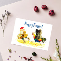 Egg Theif Vintage Funny Jenny Nyström Easter