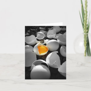 Tarjeta Festiva eggcentric: Pascua en las rocas...