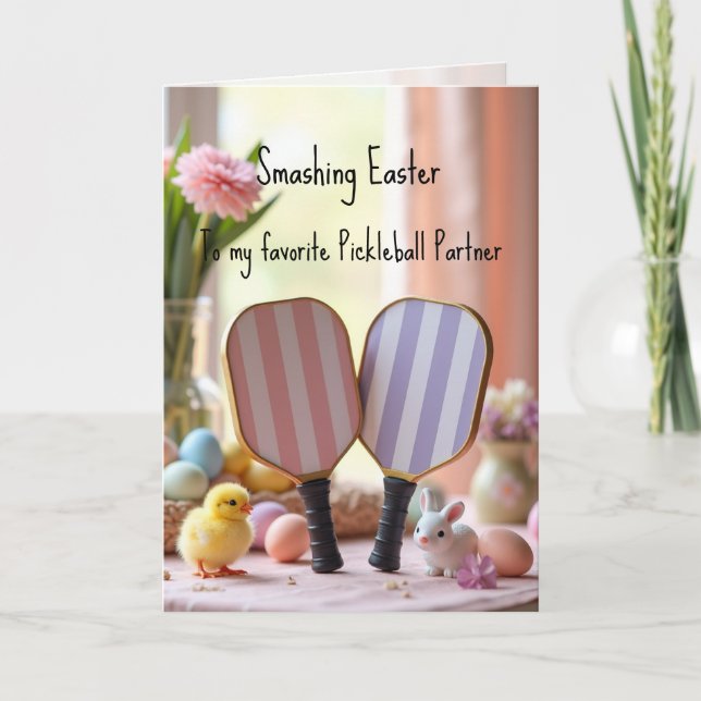 Tarjeta Festiva Eggstra Points & Paddle Hops (Anverso)