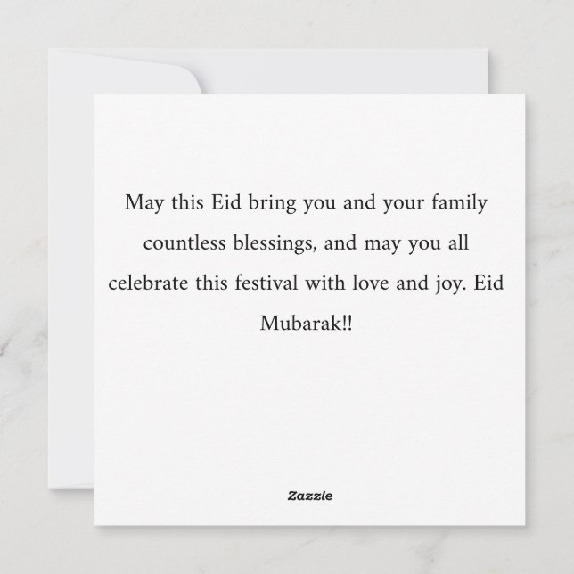 TARJETA FESTIVA EID AL FITR (Reverso)