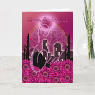 Tarjeta Festiva Eid Card, Happy Y Joyous Eid,