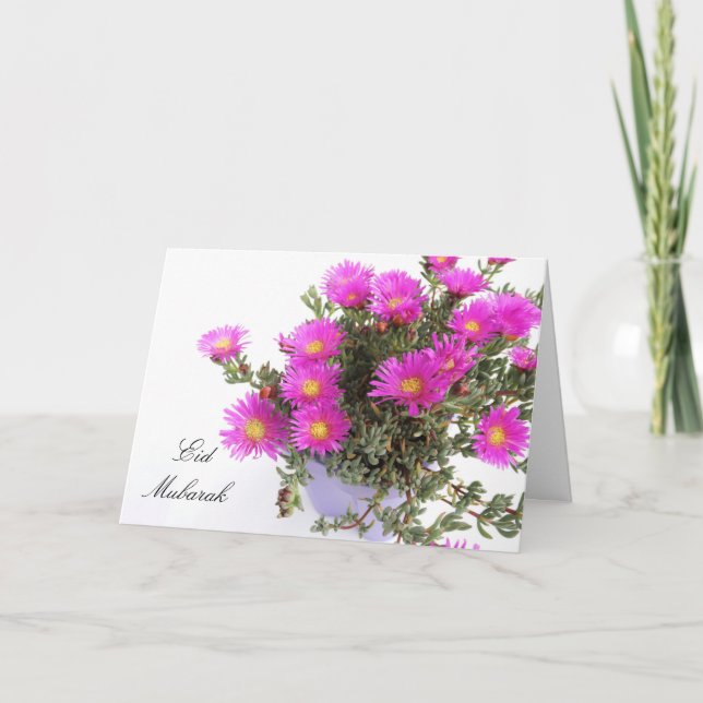 Tarjeta Festiva Eid Mubarak (Anverso)