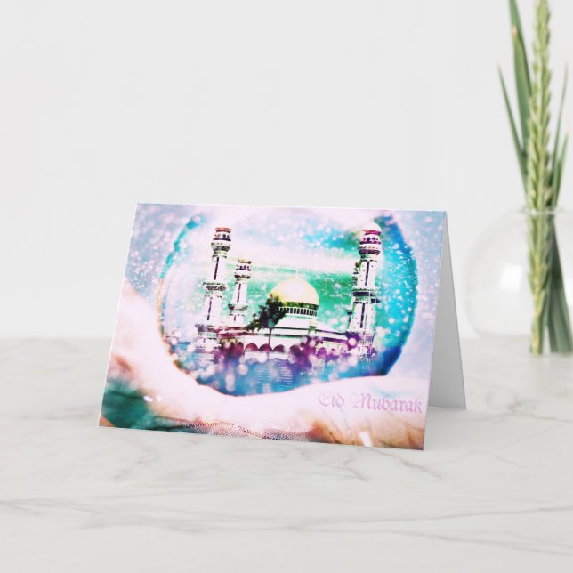 Tarjeta Festiva Eid Mubarak (Anverso)