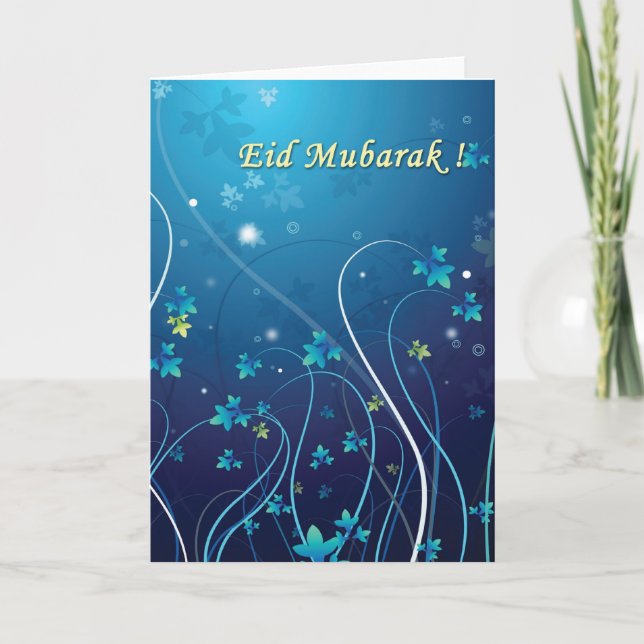 Tarjeta Festiva Eid Mubarak-0809 (Anverso)