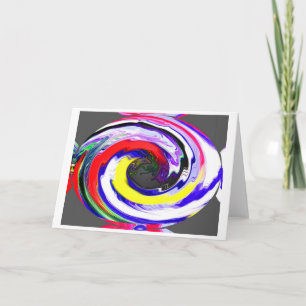 Tarjeta Festiva El alienígena en el espacio