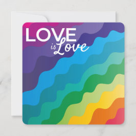 Tarjeta Festiva El amor brillante colorido es amor