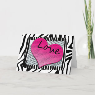 Tarjeta Festiva El Amor Cree, Resiste - 1 Corintios 13 Corazones