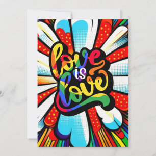 Tarjeta Festiva El amor es amor