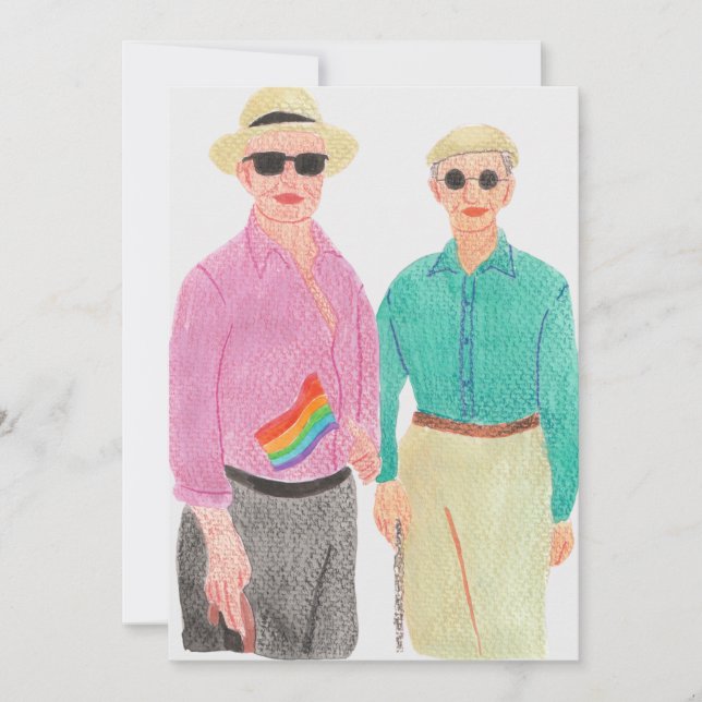 Tarjeta Festiva El amor es el Orgullo del Día de San Valentín (Anverso)