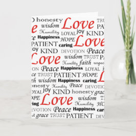 Tarjeta Festiva El amor es todo