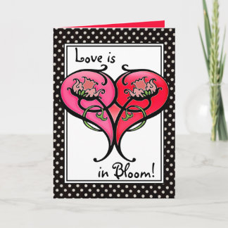 Tarjeta Festiva ¡El amor está en flor!