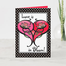 Tarjeta Festiva ¡El amor está en flor! #2