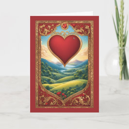 Tarjeta Festiva El amor hará bendecir a la Tierra San Valentín