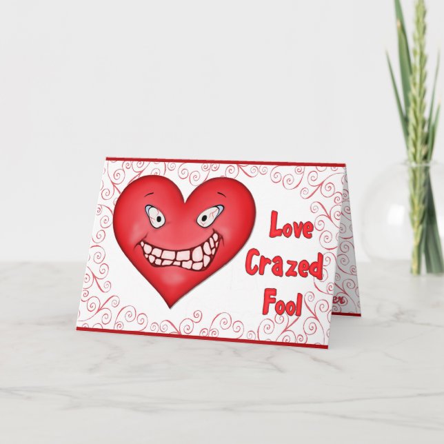 Tarjeta Festiva El amor loco tonto (Anverso)