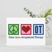 El amor por la paz al terapeuta ocupacional