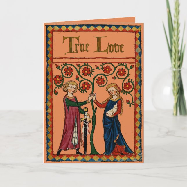 Tarjeta Festiva El amor verdadero (Anverso)