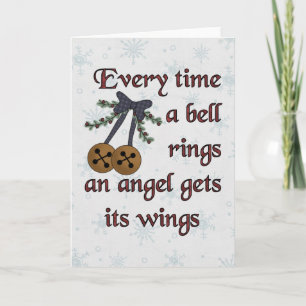 Tarjeta Festiva El ángel consigue sus alas