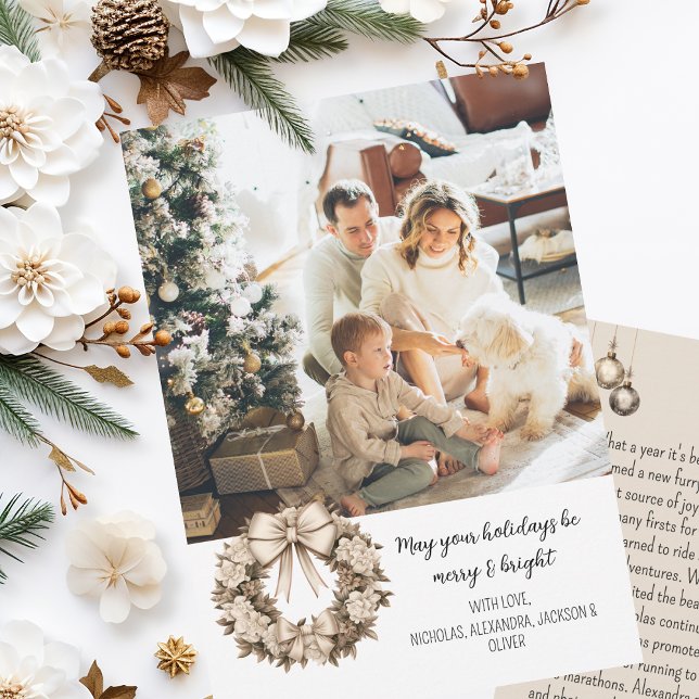 Tarjeta Festiva El año de los hermosos Navidades de Boho en reseña (Subido por el creador)