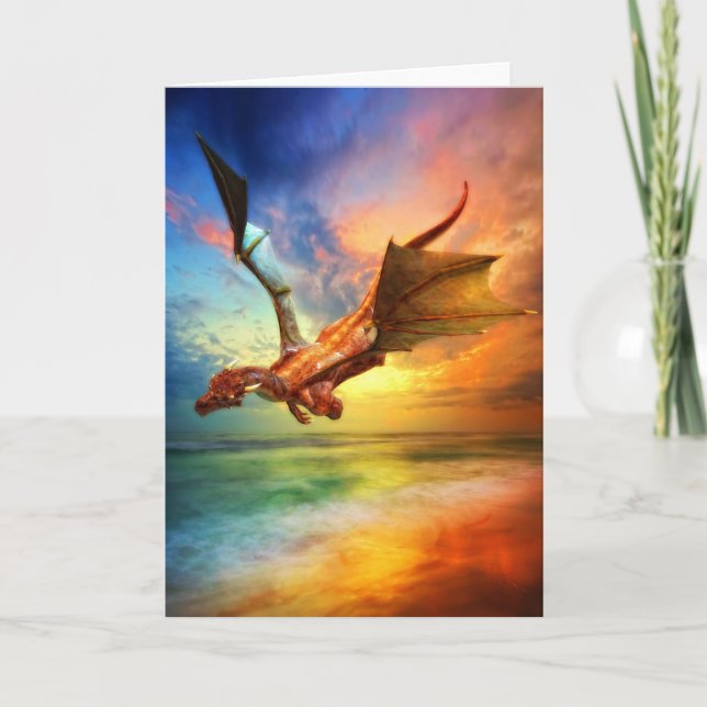 Tarjeta Festiva El año del dragón (Anverso)