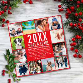 Tarjeta Festiva El Año En Reseña 12 Fotografía De Las Noticias Fam