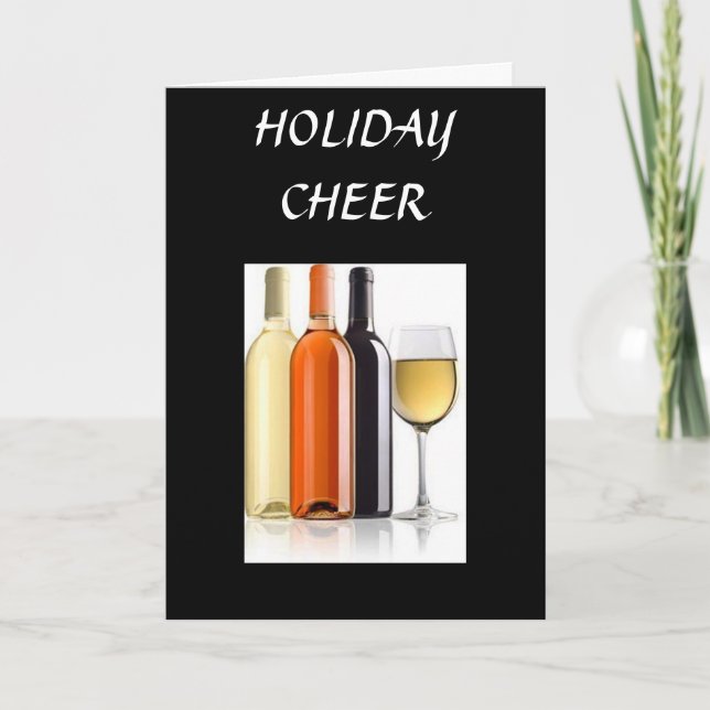 TARJETA FESTIVA EL AÑO NUEVO DÍA DE VACACIONES (Anverso)