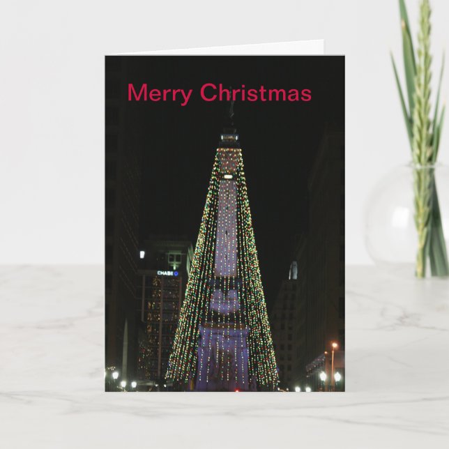 Tarjeta Festiva El árbol (Anverso)