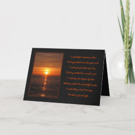 Tarjeta Festiva El atardecer de San Valentín