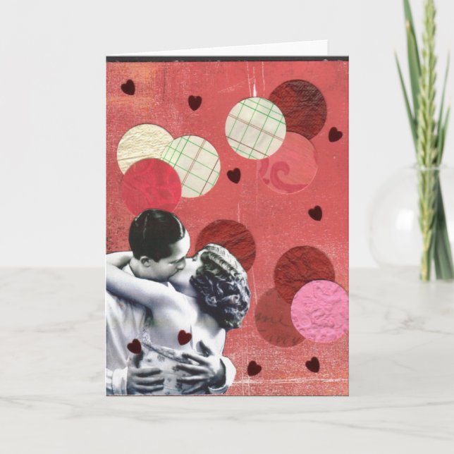 Tarjeta Festiva El beso (Anverso)