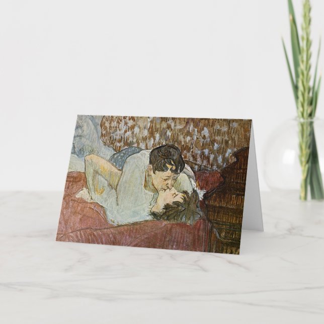 Tarjeta Festiva El beso (Anverso)