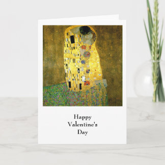Tarjeta Festiva El beso de Gustav Klimt
