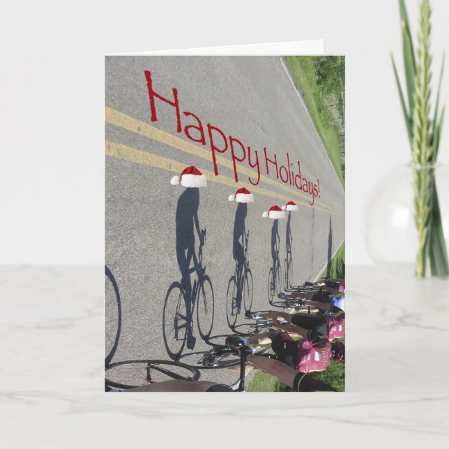 Tarjeta Festiva ¡El Biking del camino! (Anverso)