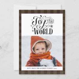 Tarjeta Festiva El búfalo marrón moderno con guión de diversión si