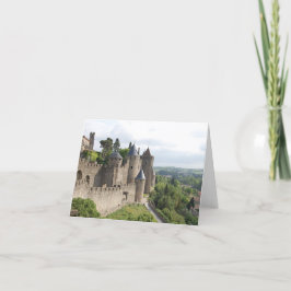 Tarjeta Festiva El castillo de Carcasona, La cita