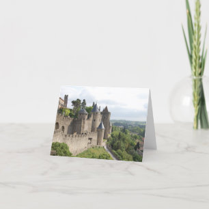 Tarjeta Festiva El castillo de Carcasona, La cita