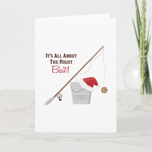 Tarjeta Festiva El cebo derecho (Anverso)