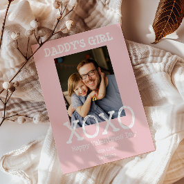 Tarjeta Festiva El Chica de papá | Foto | Abrazos Y Besos San Vale