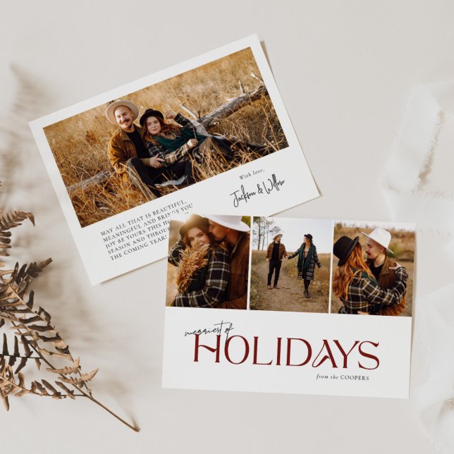 Tarjeta Festiva El Collage de fotos más bonito de las vacaciones m (Subido por el creador)