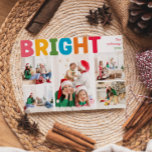 Tarjeta Festiva El colorido y brillante año en la revisión 8 de la<br><div class="desc">Captura la alegría y la magia de la temporada de vacaciones con este año único y festivo, colorido y alegre en la revisión 8 de la tarjeta de vacaciones de la foto. Su diseño es sencillo y divertido, con una paleta de colores arcoiris de color rojo, verde, amarillo, azul, naranja...</div>