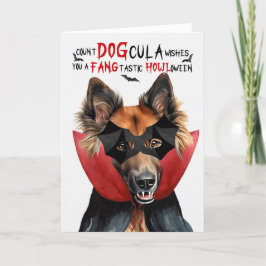 Tarjeta Festiva El conde divertidos de los perros de Tervuren belg