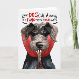 Tarjeta Festiva El conde divertidos escocés de Deerhound DOGcula H