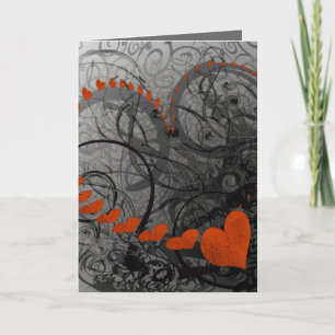 Tarjeta Festiva El Corazón Rojo Se Mueve