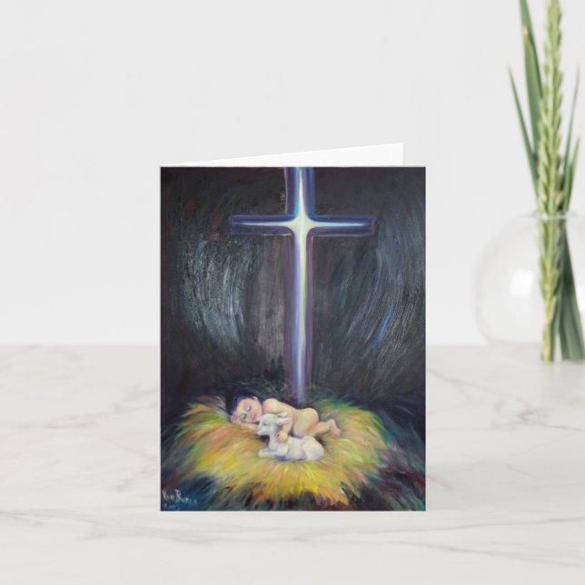 Tarjeta Festiva El cordero de dios (Anverso)