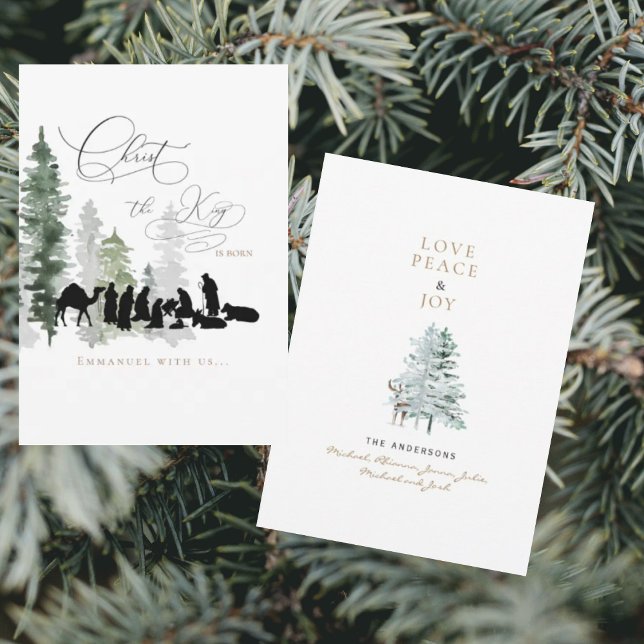 Tarjeta Festiva El Cristo digital del Rey es Navidades de la naveg (Subido por el creador)