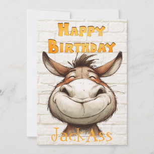 Tarjeta Festiva El cumpleaños gracioso de Donkey