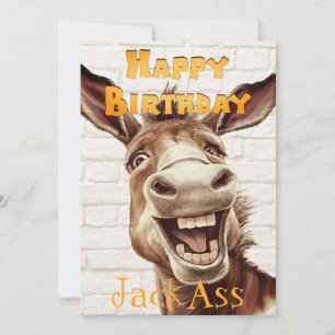 Tarjeta Festiva El cumpleaños gracioso de Donkey