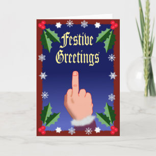 Tarjeta Festiva El Dedo Festivo