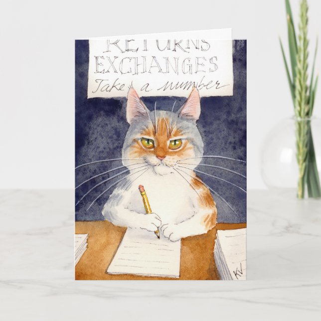 Tarjeta Festiva El departamento de vuelta temido (Anverso)