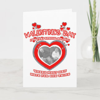 Tarjeta Festiva El deseo de San Valentín de un hombre