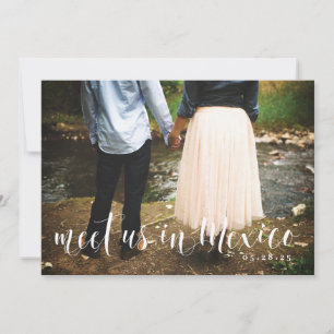 Tarjeta Festiva El destino moderno de México salva la fecha