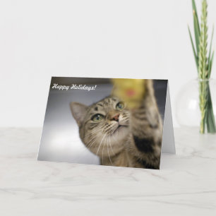 Tarjeta Festiva El día de fiesta carda la "paz, alegría, esperanza